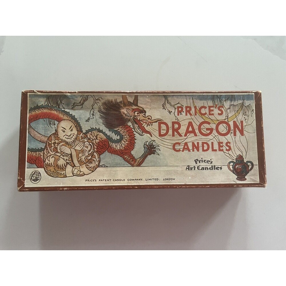 Price’s Dragon Candles 1930’s Made In England